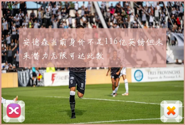 安德森当前身价不足116亿英镑但未来潜力无限可达此数
